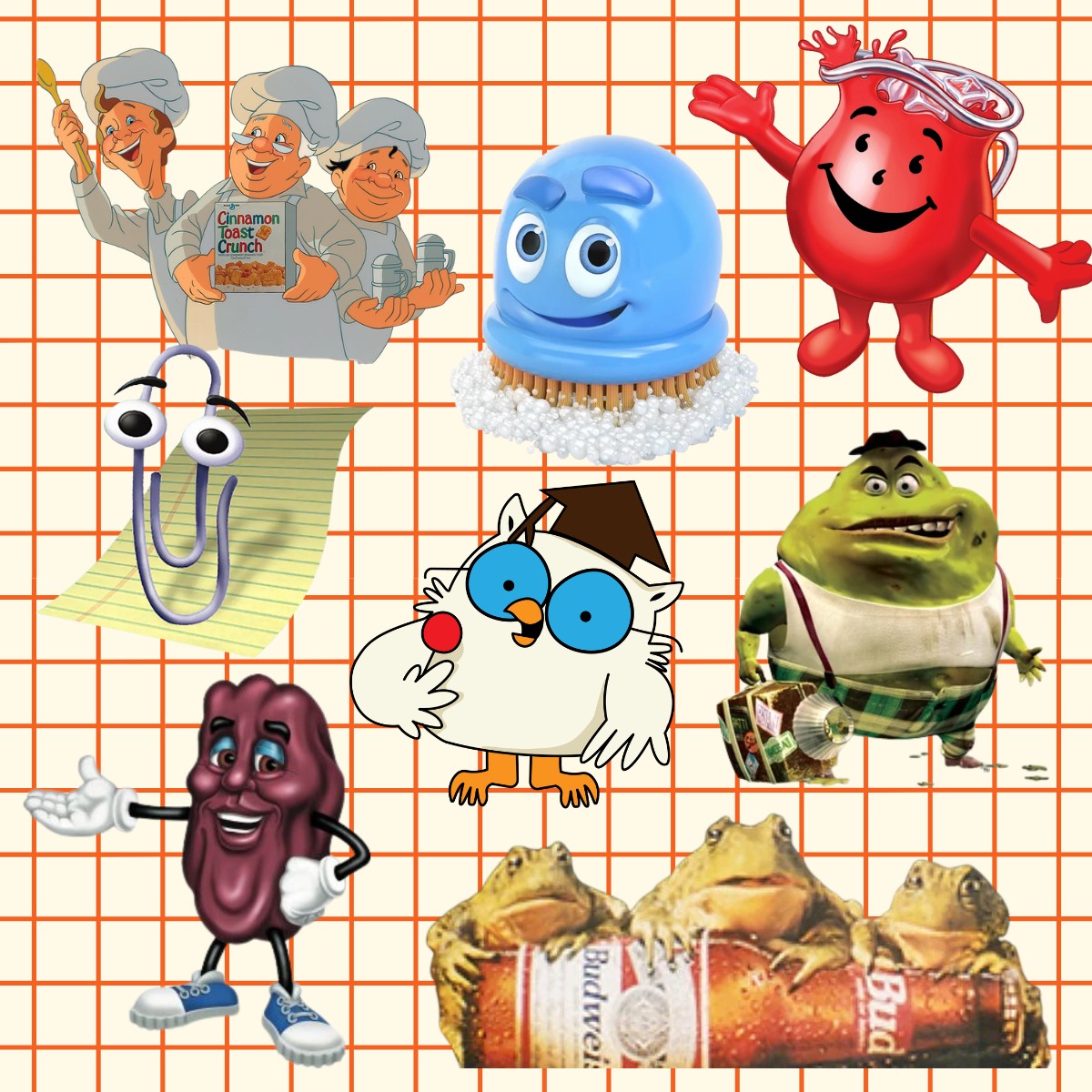 Nostalgic brand mascots post